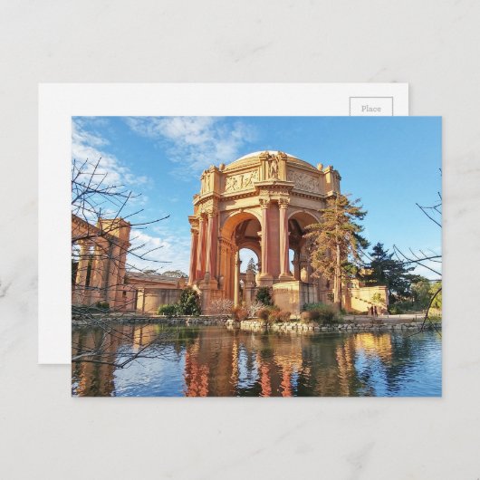 Het paleis San Fransisco Briefkaart (Voorkant / Achterkant)