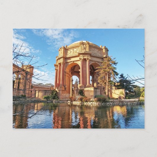 Het paleis San Fransisco Briefkaart (Voorkant)