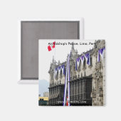 Het paleis van aartsbisschop met Jealousy Balconie Magneet (Voorkant / Achterkant)