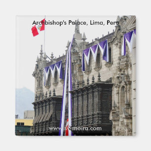 Het paleis van aartsbisschop met Jealousy Balconie Magneet