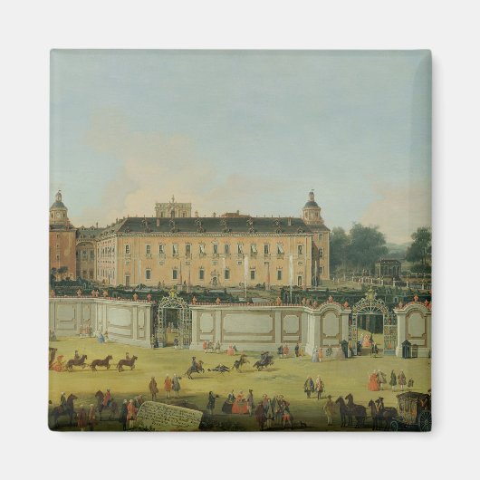 Het Paleis van Aranjuez, 1756 (olie op het canvas) Magneet (Voorkant)