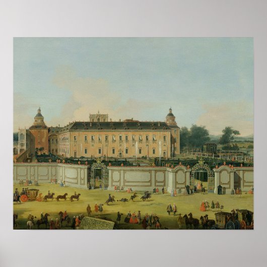 Het Paleis van Aranjuez, 1756 (olie op het canvas) Poster (Voorkant)