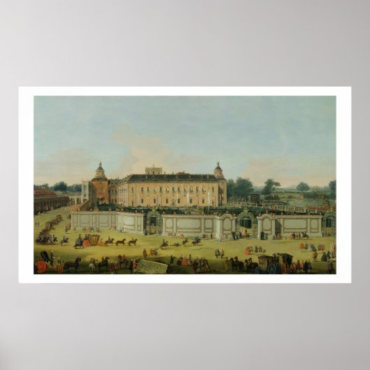 Het Paleis van Aranjuez, 1756 (olie op het canvas) Poster (Voorkant)