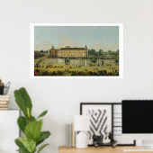 Het Paleis van Aranjuez, 1756 (olie op het canvas) Poster (Thuiskantoor)