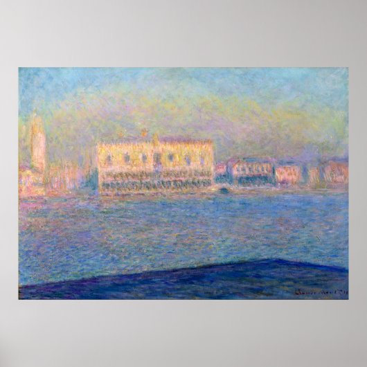 Het paleis van Claude Monet Doge San Giorgio Maggi Poster (Voorkant)