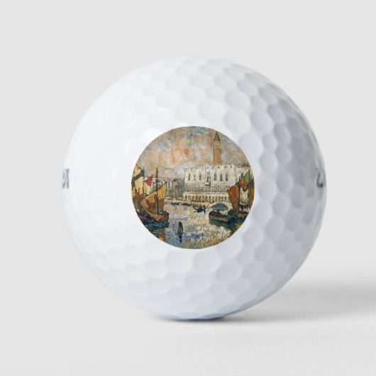 Het paleis van de Doge (Palazzo Ducale) (Venetië,  Golfballen (Voorkant)