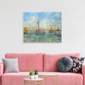 Het paleis van de Doge, Venetië - Pierre-Auguste R Canvas Afdruk (Insitu (Woonkamer))