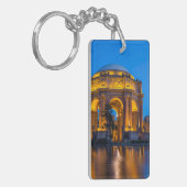 Het paleis van de fijne kunsten op zonsopgang sleutelhanger (Voorkant Links)