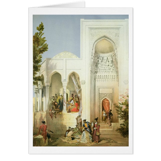 Het paleis van de Khan van Bakoe, het schiereiland (Voorkant)