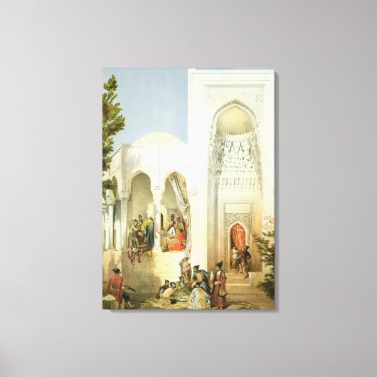 Het paleis van de Khan van Bakoe, het schiereiland Canvas Afdruk (Voorkant)