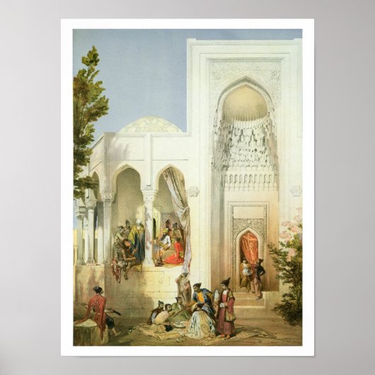 Het paleis van de Khan van Bakoe, het schiereiland Poster (Voorkant)