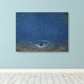 Het paleis van de koningin van de nacht canvas afdruk (Insitu (Houten vloer))