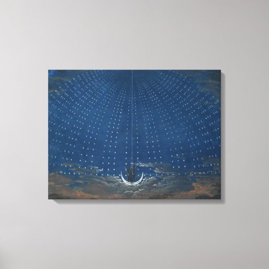 Het paleis van de koningin van de nacht canvas afdruk (Voorkant)