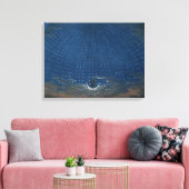 Het paleis van de koningin van de nacht canvas afdruk (Insitu (Woonkamer))