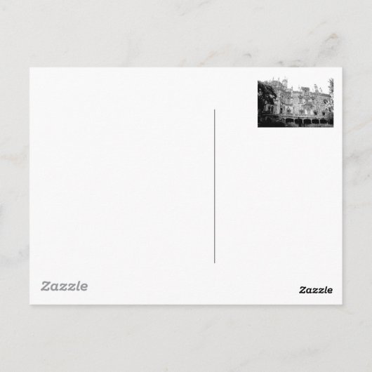 Het paleis van het Briefkaart Quinta da Regaleira (Achterkant)