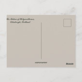 Het Paleis van Holyroodhouse Edinburgh Schotland Briefkaart (Achterkant)