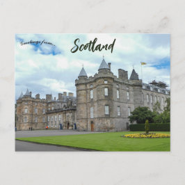Het Paleis van Holyroodhouse Edinburgh Schotland Briefkaart