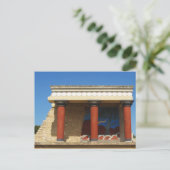 Het Paleis van Minoan van Knossos Briefkaart (Staand voorkant)
