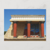 Het Paleis van Minoan van Knossos Briefkaart (Voorkant)
