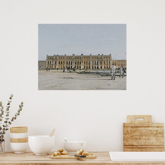 Het paleis van Versailles Poster (Keuken)