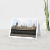 Het Paleis van Westminster, Londen Kaart (Voorkant)