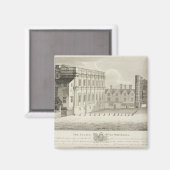 Het paleis van Whitehall, uit een tekening in het  Magneet (Voorkant / Achterkant)