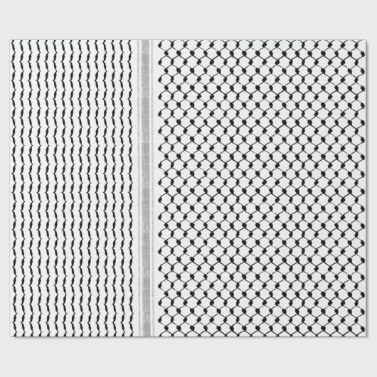 Het Palestijnse Arabisch Kufiya Pattern Gepersonal Cadeaupapier (Vlak)
