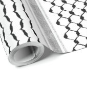 Het Palestijnse Arabisch Kufiya Pattern Gepersonal Cadeaupapier (Rol Hoek)