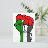 Het Palestijnse Eerste Briefkaart van Carlos Latuf (Staand voorkant)