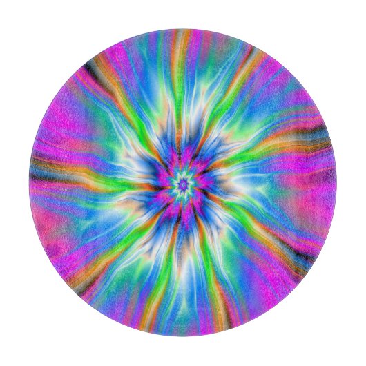 Het palet blauw en roze exploderen snijplank (Voorkant)