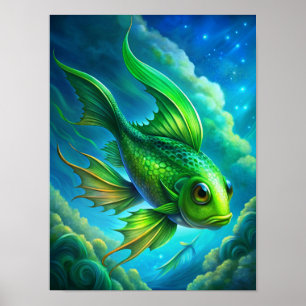 Het palet van de hemel poster