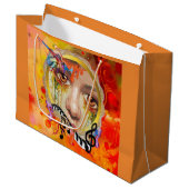Het palet van de kunstenaar large cadeautasje (Voorkant Gekanteld)