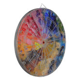 Het Palet van de Kunstenaar van de Schilder Kleurr Dartbord (Voorkant Links)