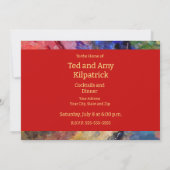 Het Palet van de Kunstenaar van de Schilder Kleurr Kaart (Achterkant)