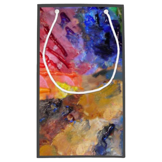 Het Palet van de Kunstenaar van de Schilder Kleurr Klein Cadeauzakje (Achterkant)