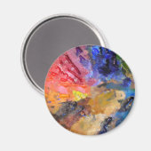 Het Palet van de Kunstenaar van de Schilder Kleurr Magneet (Voorkant / Achterkant)