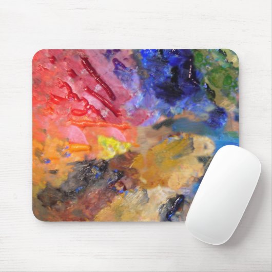 Het Palet van de Kunstenaar van de Schilder Kleurr Muismat (Met muis)