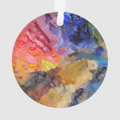 Het Palet van de Kunstenaar van de Schilder Kleurr Ornament (achterkant)