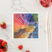 Het Palet van de Kunstenaar van de Schilder Kleurr Servetten (Insitu)