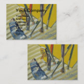 Het Palet van de Kunstenaar van de Schilder Kleurr Visitekaartje (Voorkant / Achterkant)