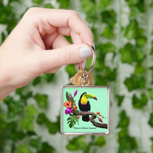 Het palet van de Natuur" Sleutelhanger (Hand)