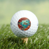 Het palet van de oceaan golfballen (Insitu Shirt)