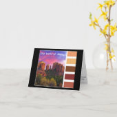 Het Palet van de verf: de rotsen van Sedona Kaart (Gele Bloem)