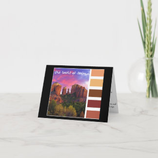 Het Palet van de verf: de rotsen van Sedona Kaart