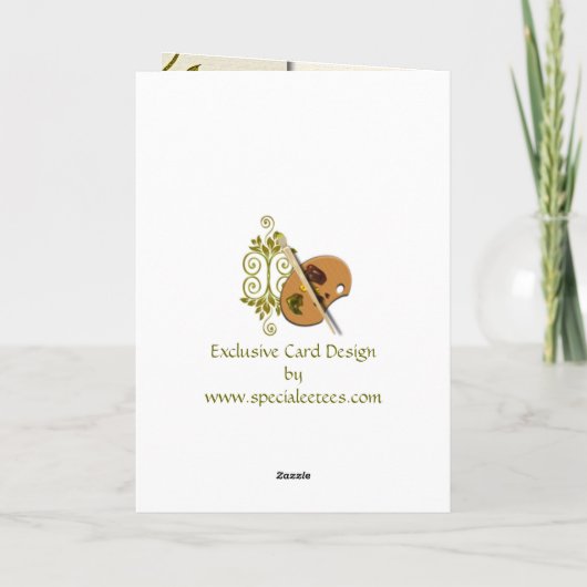 Het Palet van kunstenaars Kaart (Achterkant)