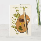 Het Palet van kunstenaars Kaart (Voorkant)