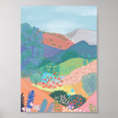 Het palet van natuur poster (Voorkant)