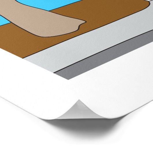 Het Palm Hotel Poster (Hoek)