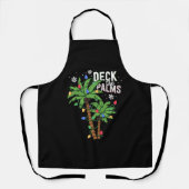 Het palmpalm Tropical Hawaii-kerstpalm decimeert Schort (Voorkant)