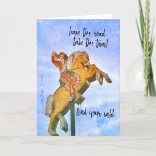 HET PALOMINO WENSKAART BEDANKKAART